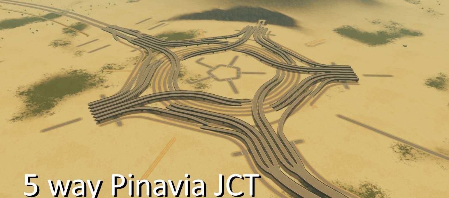 ５分岐 Pinavia 型 junction の作成